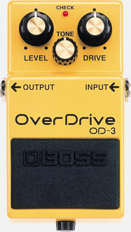 BOSS OD-3 Overdrive Guitar Effects Pedal | Compact & Durable for Blues, Rock & Metal | Perfect for Stage & Studio Use