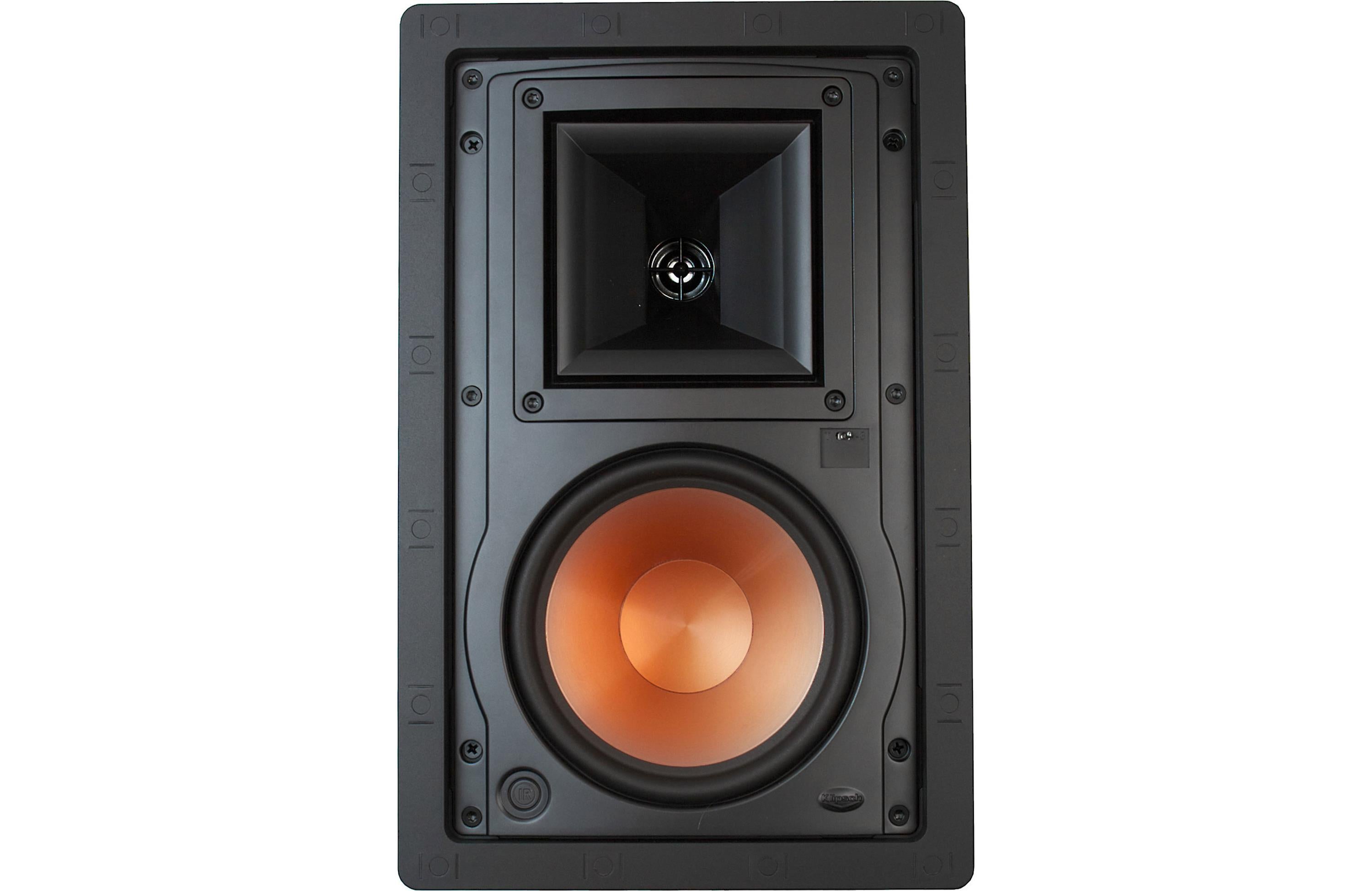 Klipsch R-3650-W II In-Wall Speaker - High Performance Home Theater Audio - Open Box (Each) - Perfect for Living Room, Home Theater & Multi-Room Audio Systems