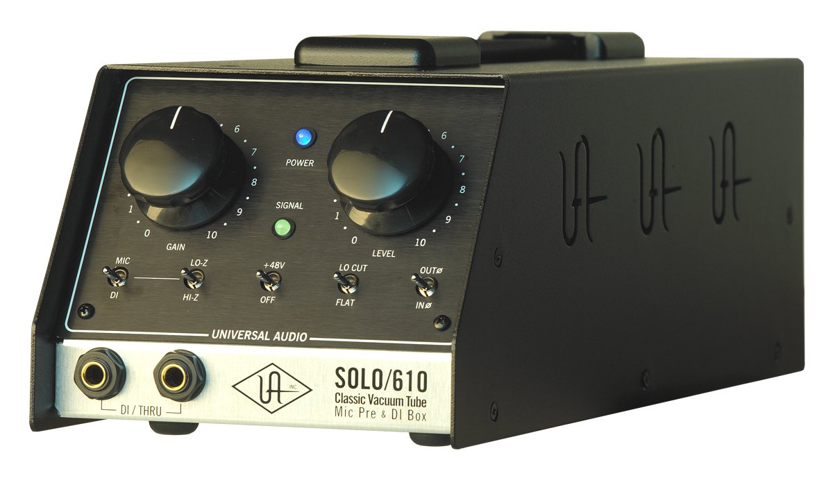 Universal Audio SOLO/610 Classic Vacuum Tube Microphone Preamp & DI Box - Professional Studio Recording & Live Performance Audio Enhancement