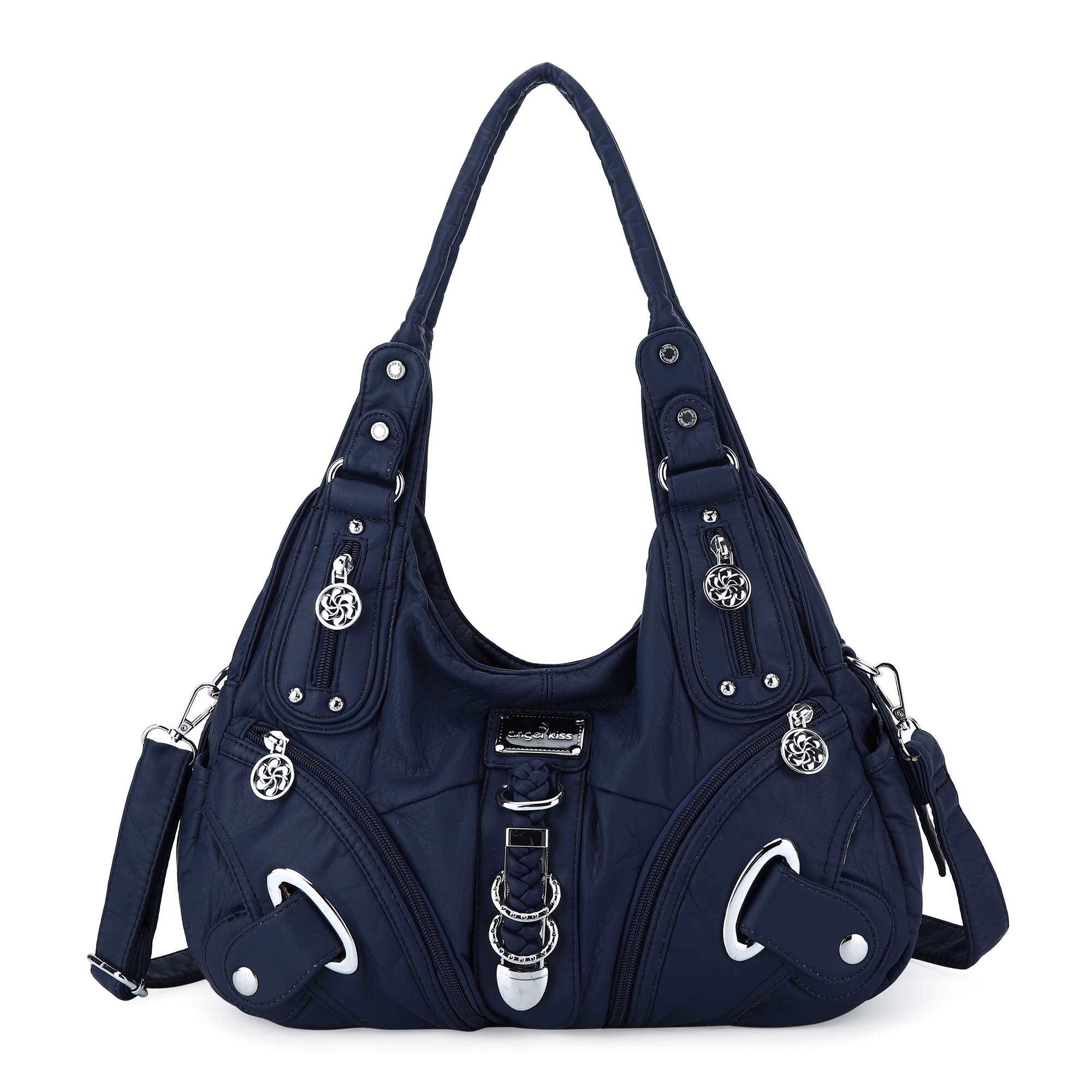 Angelkiss Women's Hobo Shoulder Bag - Large Satchel Purse for Daily Use | Fashionable Handbag for Work, Travel & Shopping