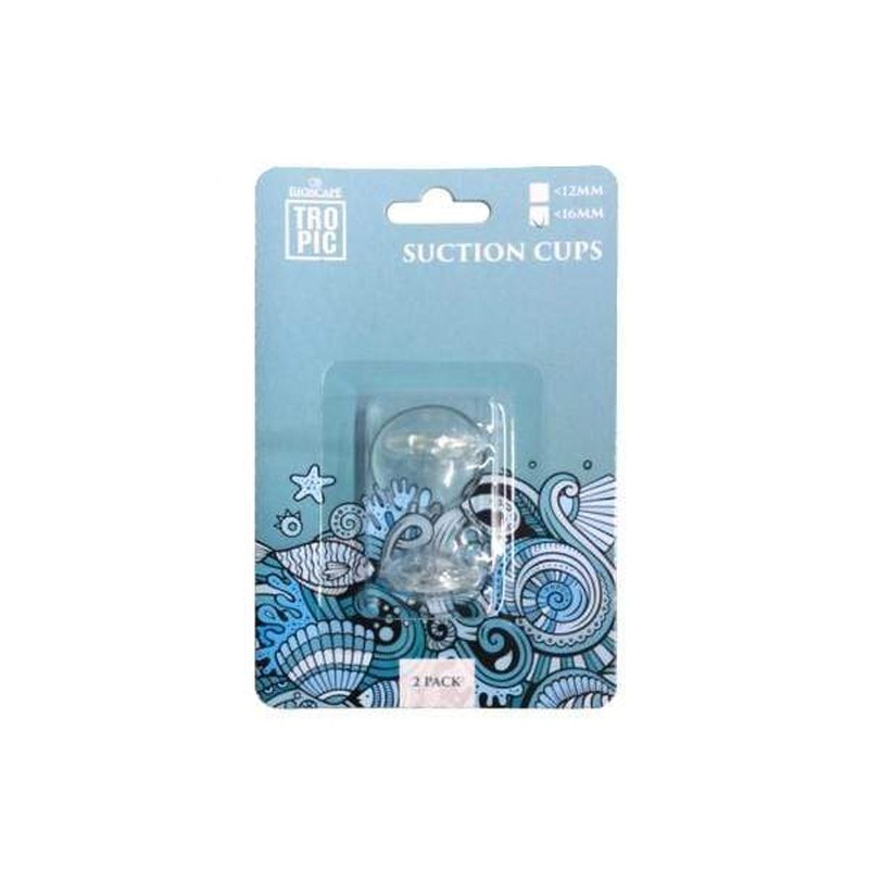 Bioscape Bubble Wall Star Suction Cups - 2 Pack (16mm) - Strong Adhesive Hooks for Bathroom, Kitchen, Office & Outdoor Decor