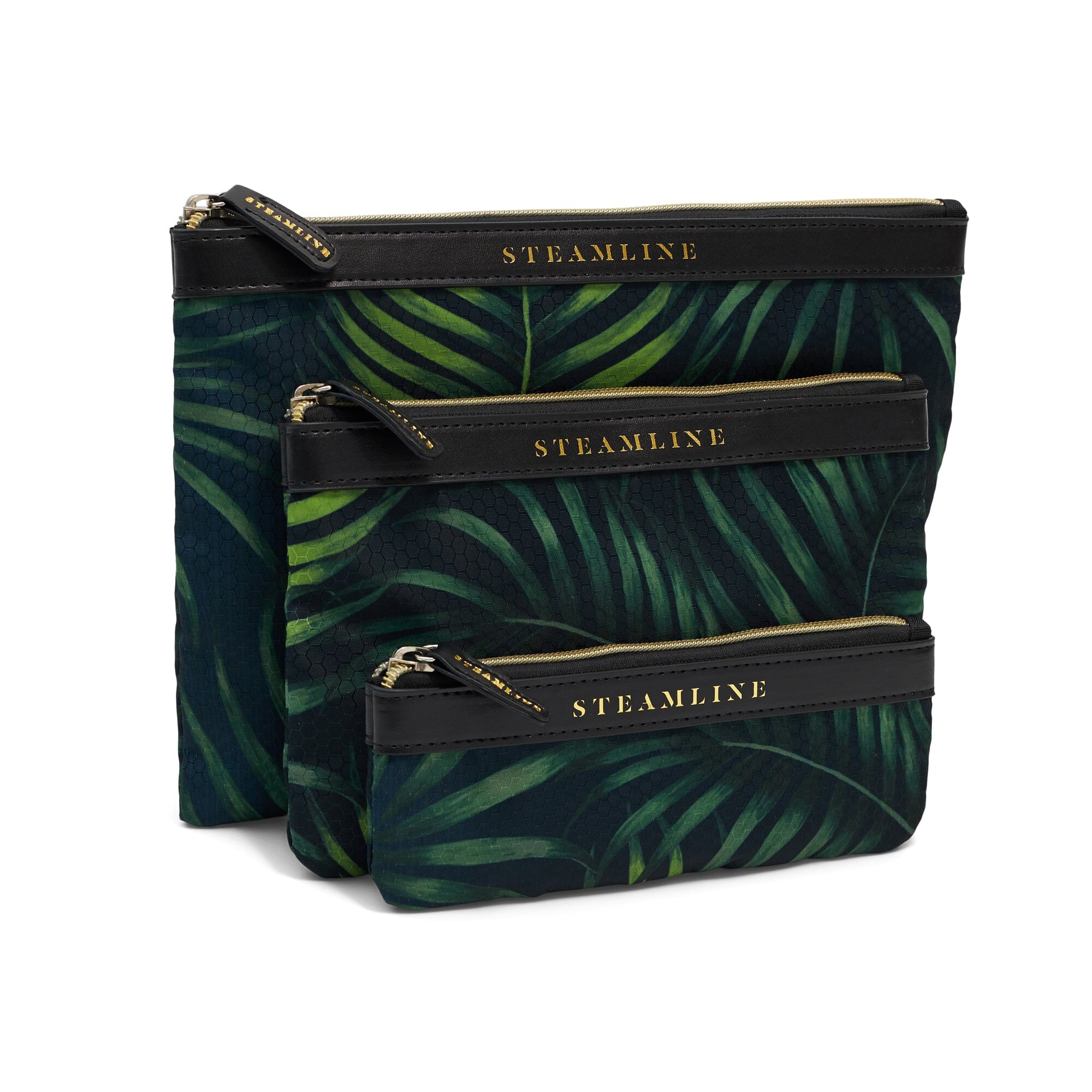 Premium Vegan Leather Cosmetic Case Set - Travel Makeup Organizer for Women | Perfect for Airplane Carry-On & Home Vanity Storage
