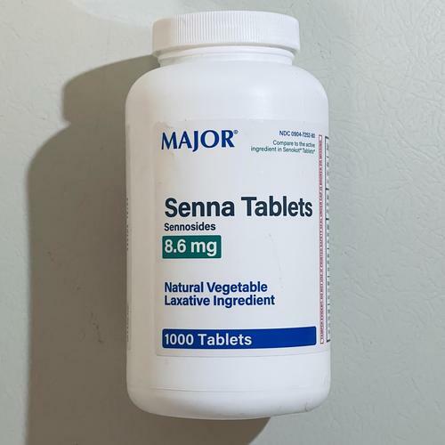 MAJOR Senna Tablets 8.6 mg | 1000 Count Natural Vegetable Laxative for Gentle Digestion Support | Constipation Relief & Colon Cleanse | Herbal Supplement for Adults