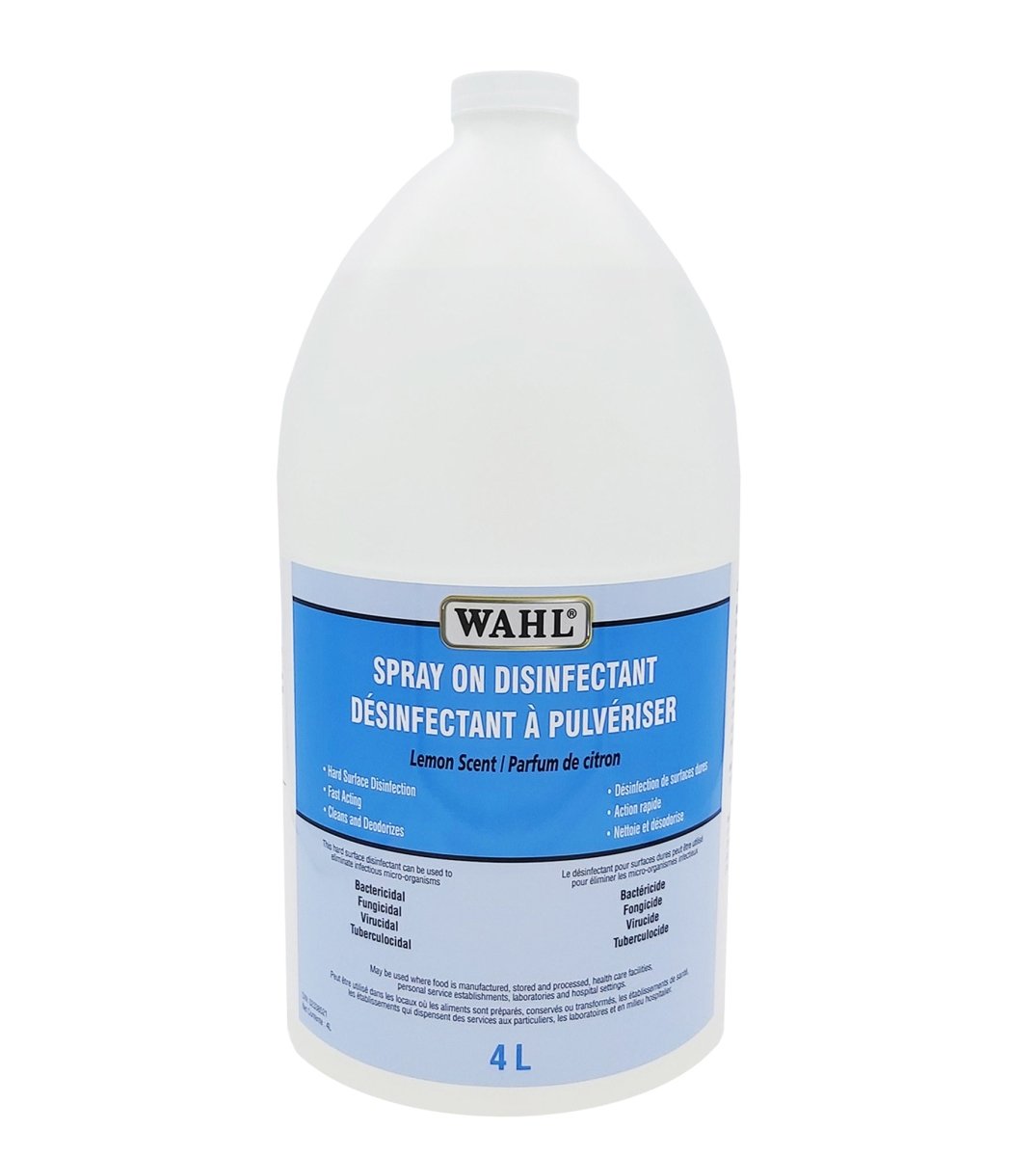 Disinfectant Spray 4 Liter Refill Bottle - Kills 99.9% Germs & Bacteria | Multi-Surface Cleaner for Home, Office & Gym | EPA Approved Sanitizer