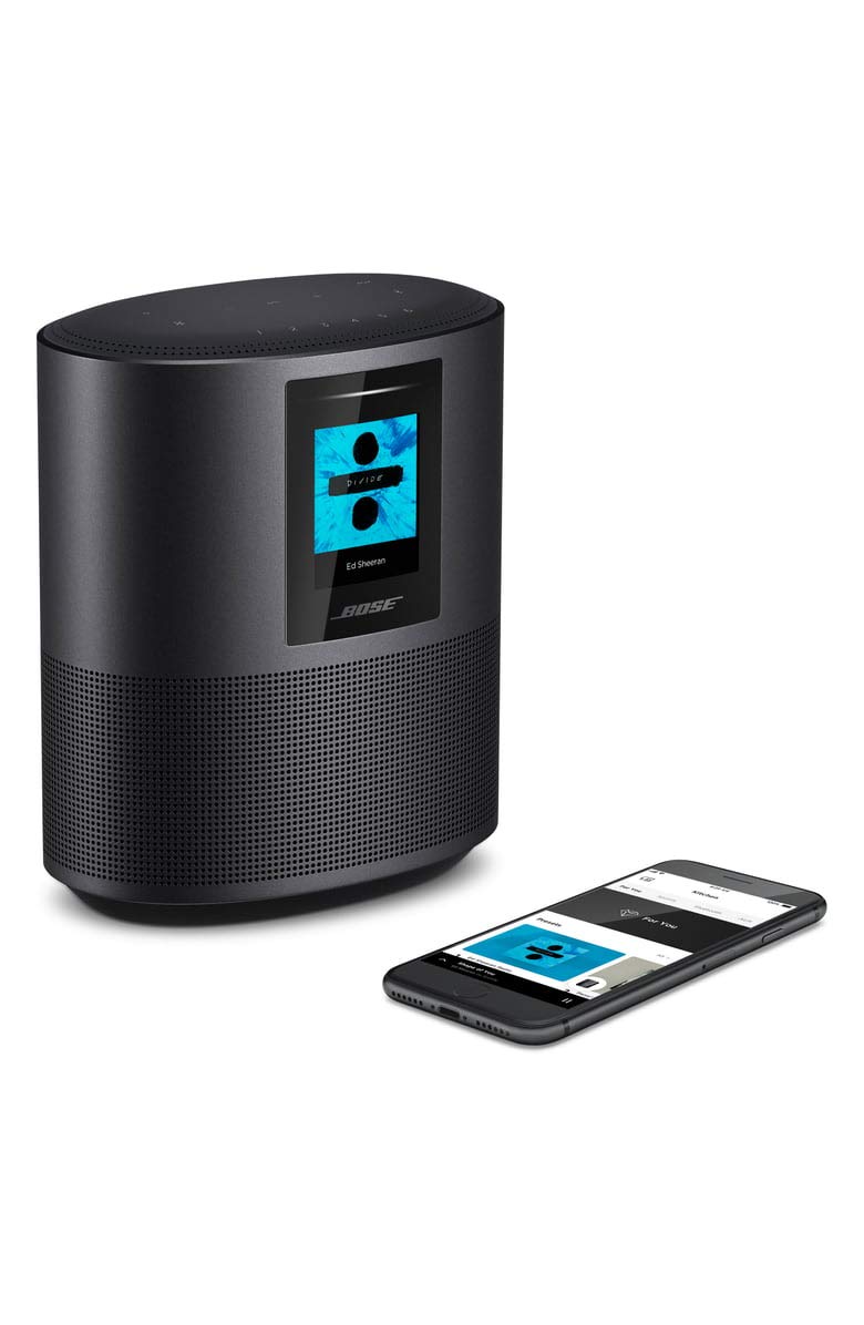 Bose Home Speaker 500 - Smart Bluetooth Speaker with Alexa Voice Control, Wireless Streaming, Premium Sound (Renewed, Black) - Perfect for Home, Office, Parties & Outdoor Gatherings