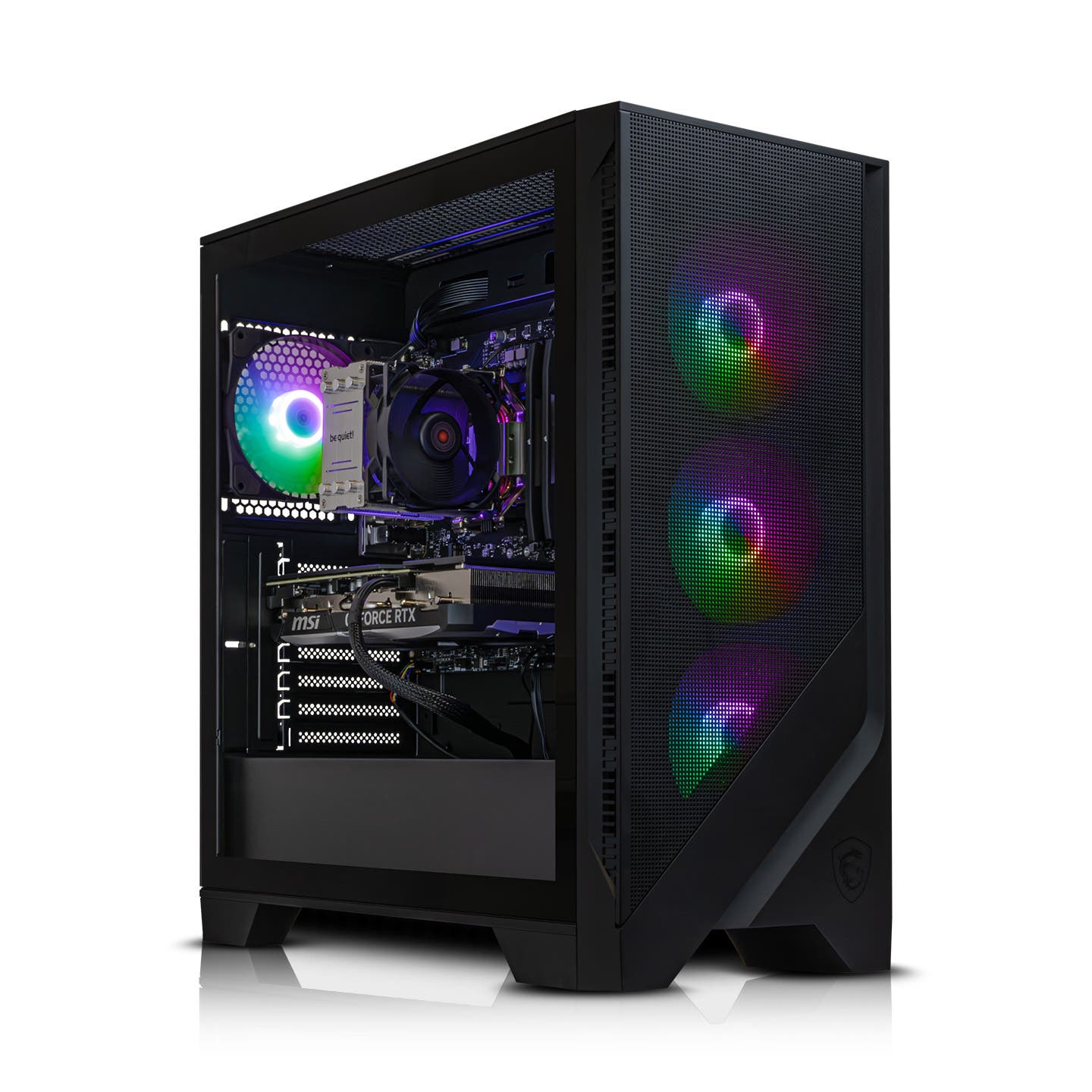 320R Airflow Gaming PC with Ryzen 5 7600X 6-Core Processor & RTX 5070 Ti 16GB Graphics - Perfect for 4K Gaming, Streaming, and VR Experiences