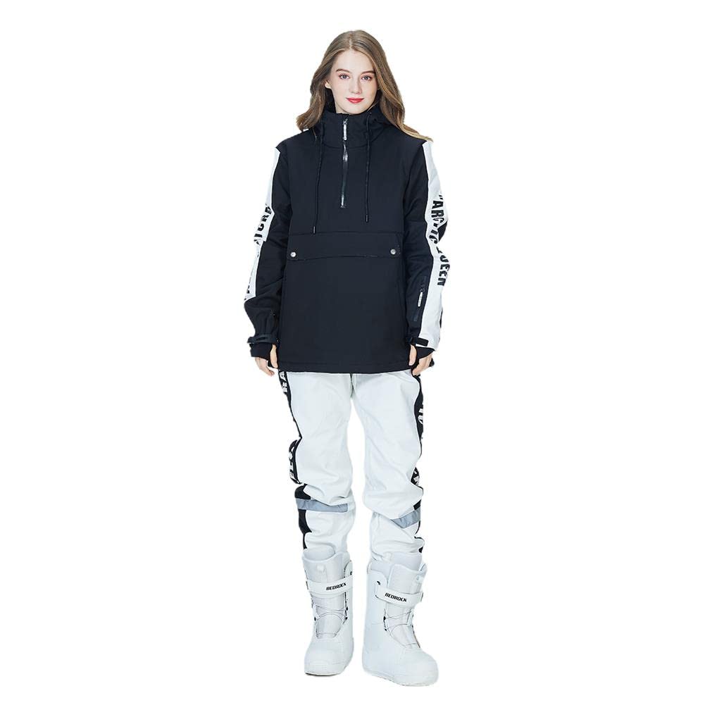 Women's Waterproof Windproof Snowsuit Winter Ski Jacket & Pants Set - Thermal Insulated Skiwear for Outdoor Hiking, Snowboarding & Mountain Adventures