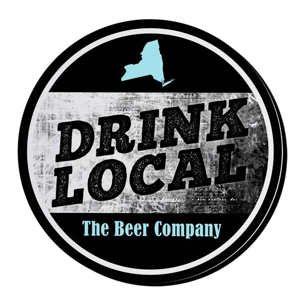 Personalized Drink Local Beer Bucket Coaster - Custom Name Bar Accessories for Home, Pub & Party Use