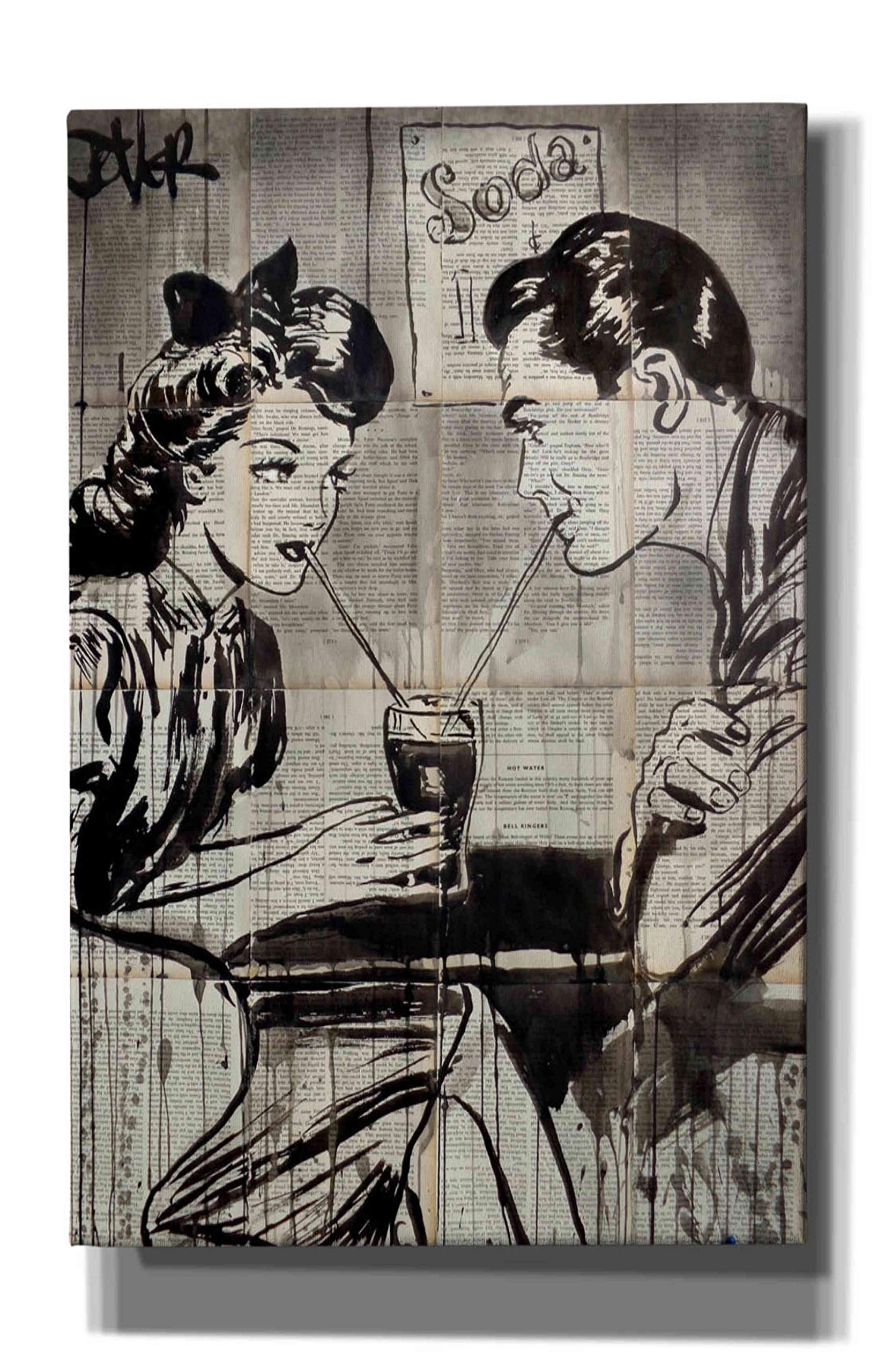 Epic Graffiti 'Soda' by Loui Jover - Premium 26x40 Inch Canvas Wall Art for Living Room, Bedroom & Office Decor | Modern Urban Street Art Painting