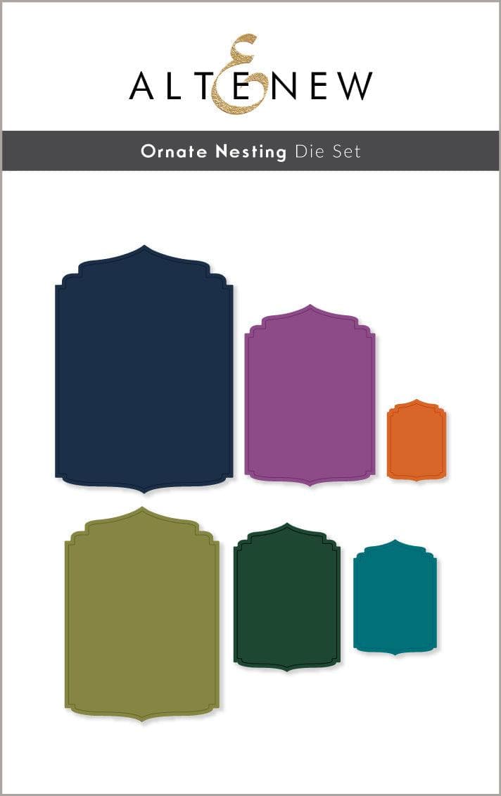 Ornate Nesting Die Set for Baking & Cake Decorating - Perfect for Cookies, Cupcakes & DIY Crafts