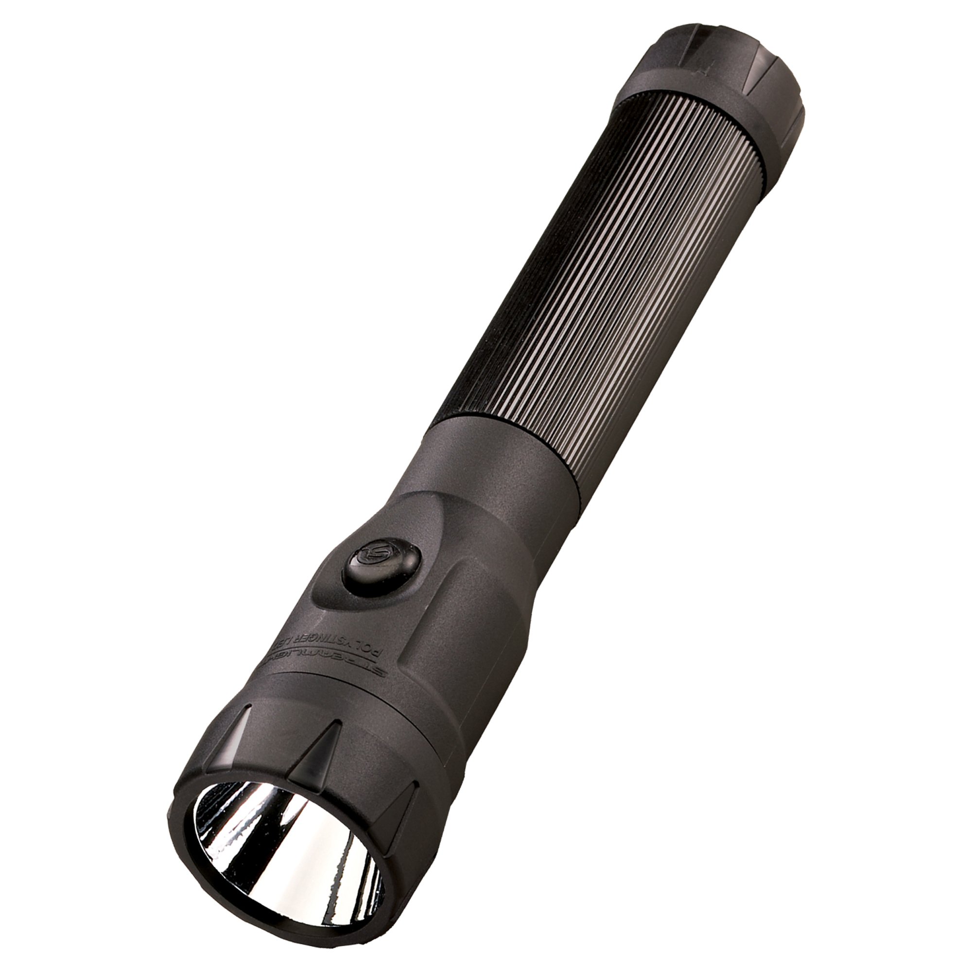 Streamlight 76134 PolyStinger LED Flashlight - 485 Lumens, Black with DC Charger & Piggyback Holder - Durable Rechargeable Flashlight for Police, Security, Camping & Emergency Use