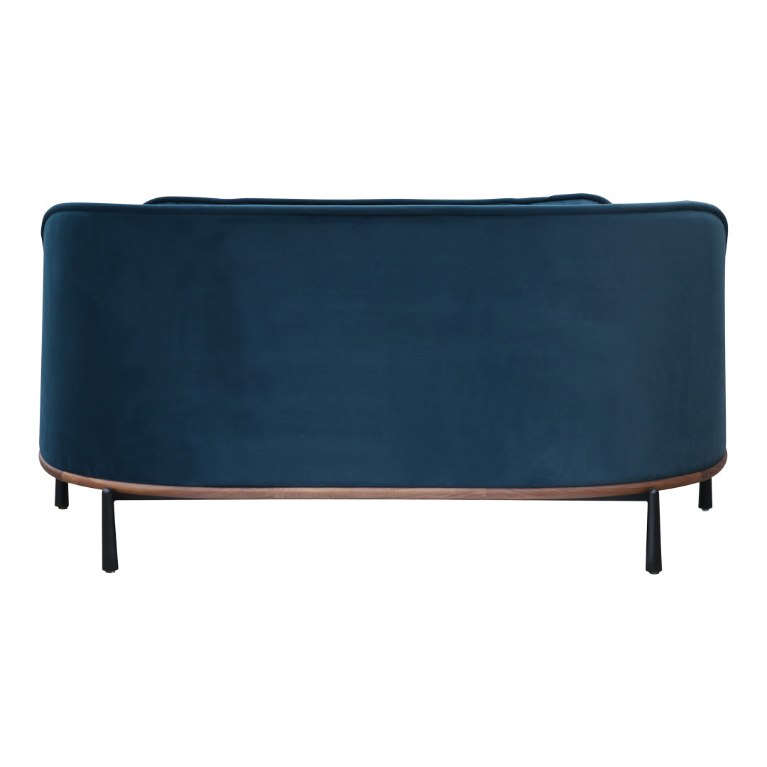 Modern Arc Sofa Loveseat - Contemporary 2-Seater Couch with Sturdy Metal Frame for Living Room, Lounge & Small Spaces - Perfect for Apartments, Dorms & Cozy Home Decor