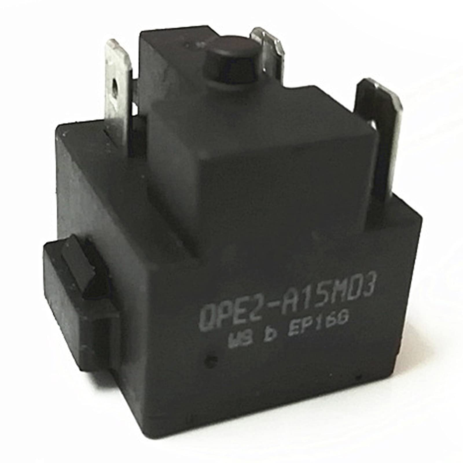 PTC Starter Relay 3 Pin - QPE2-A15MD3 Refrigerator Compressor Starter Relay for GE, Whirlpool, Frigidaire | Replacement Part for Fridge Freezer Cooling System