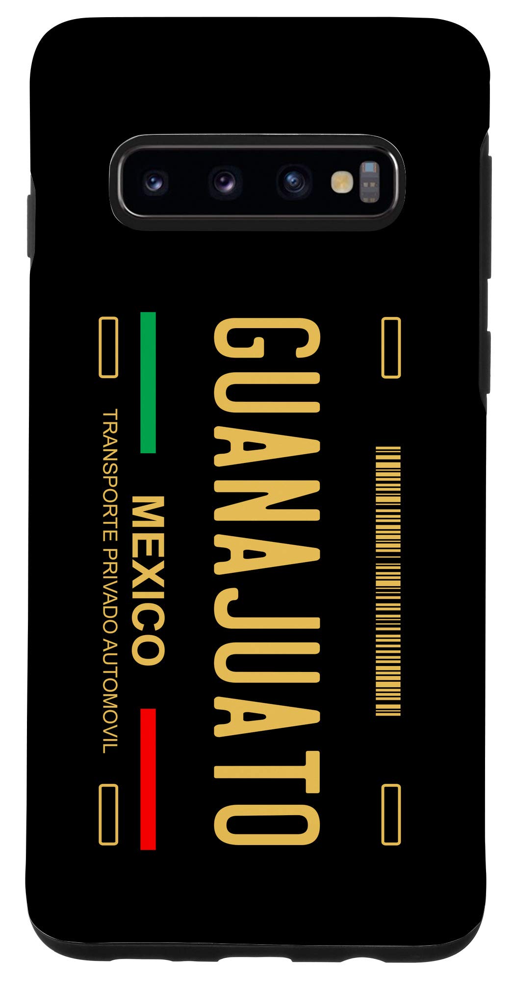 Galaxy S10 Guanajuato License Plate Phone Case - Durable Protective Cover for Samsung S10, Perfect for Travel, Car, and Everyday Use