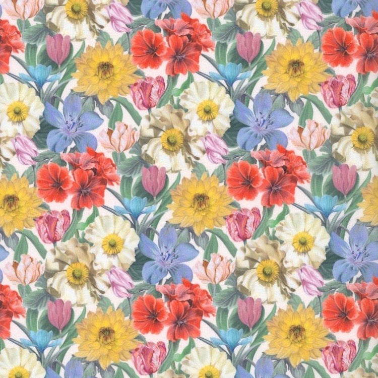 Liberty Tana Lawn 0121A Melody Blooms A - Floral Cotton Fabric for Dresses, Skirts & DIY Sewing Projects | Perfect for Spring & Summer Fashion