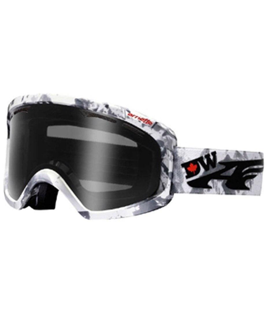 Arnette AN5007 Windshield Snow Goggles - Devun Signature Series with Dark Grey Lens for Skiing, Snowboarding & Winter Sports Protection