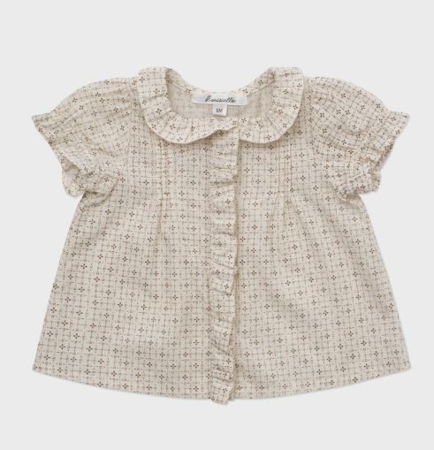 LOUISIELLA RAVENNA BLOUSE for Baby Girls (6-24 Months) - Perfect for Special Occasions, Family Photos & Everyday Wear