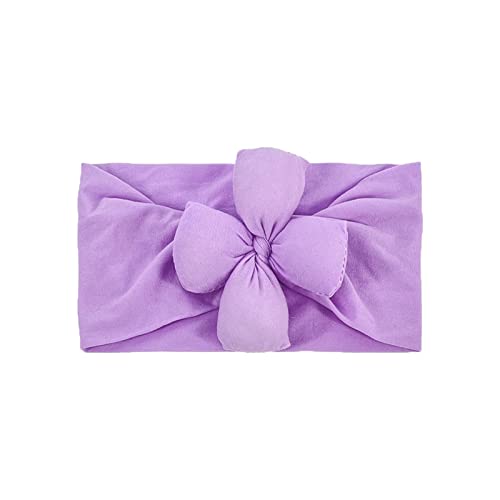 Baby Turban Head Wrap for Girls | Soft Cotton Handmade Headbands with Bows | Infant & Toddler Hair Accessories | Perfect for Newborn Photos, Baptism, and Everyday Outfits