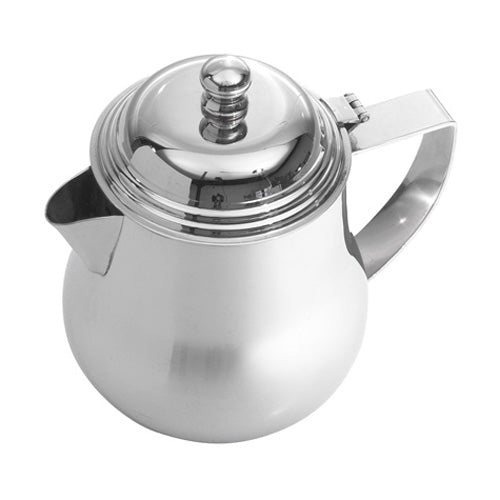 Arcata 922347 Stainless Steel Teapot with Mirror Finish - 25 oz Capacity for Tea Brewing, Perfect for Home, Office, and Gift Giving