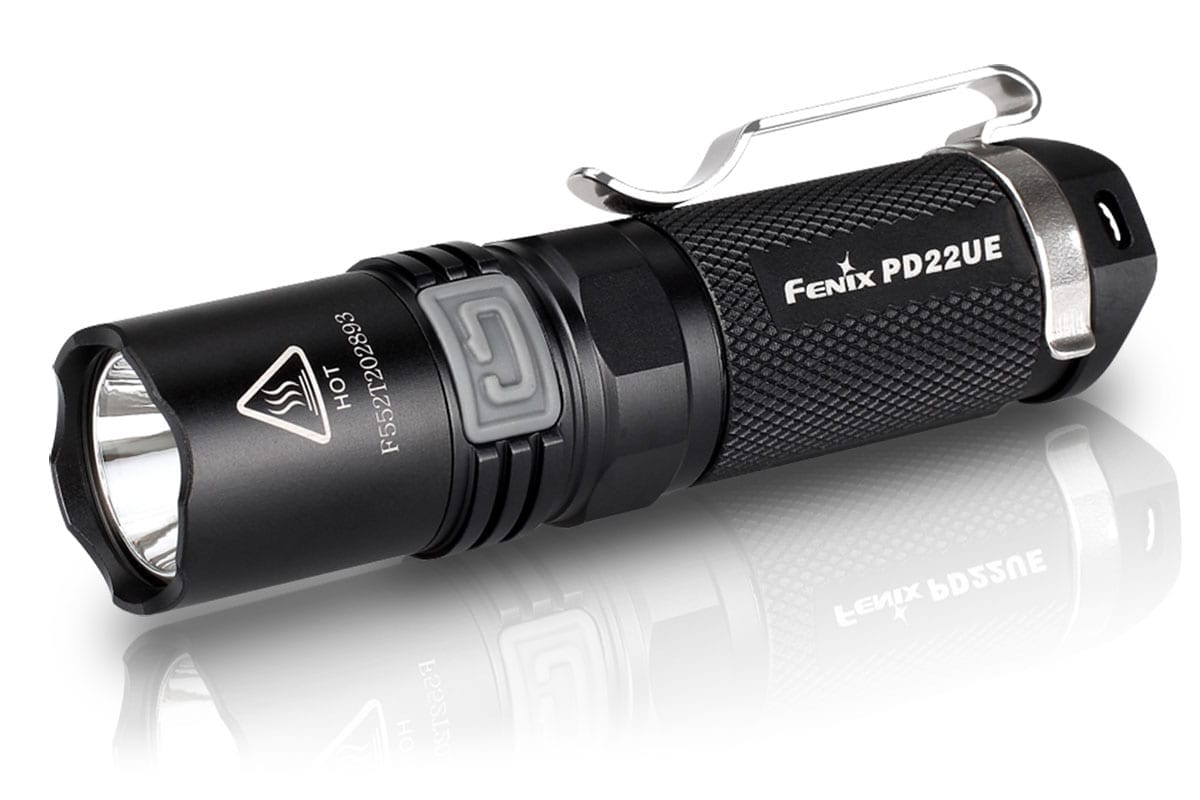 PD22UE Ultimate Edition Tactical Flashlight - High Lumens, Rechargeable, Waterproof - Perfect for Camping, Hiking & Emergency Use (Discontinued Model)