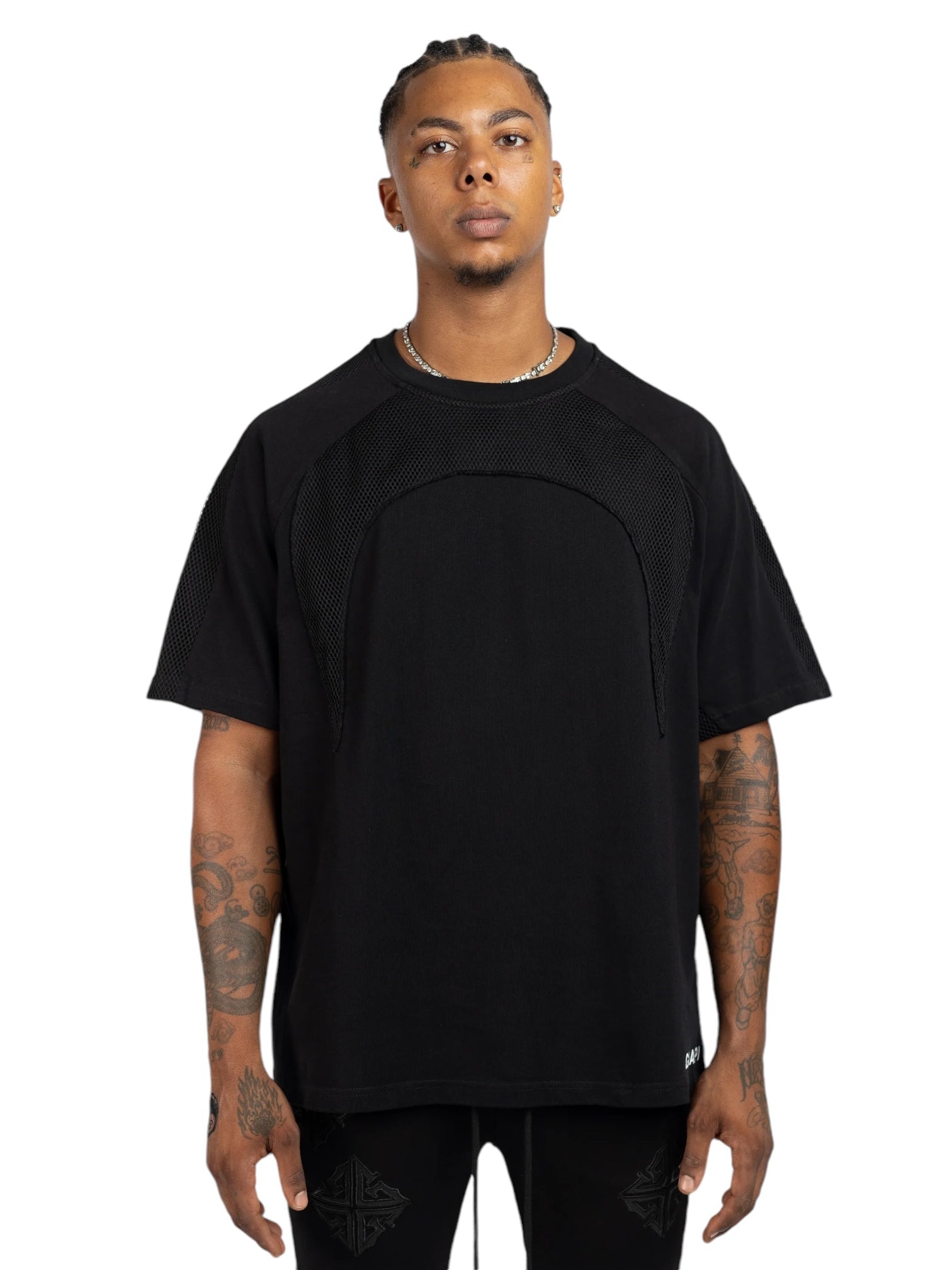 Guapi Obsidian Black Half Moon T-Shirt for Men & Women | Stylish Casual Tee for Everyday Wear, Street Fashion & Lounge Outfits