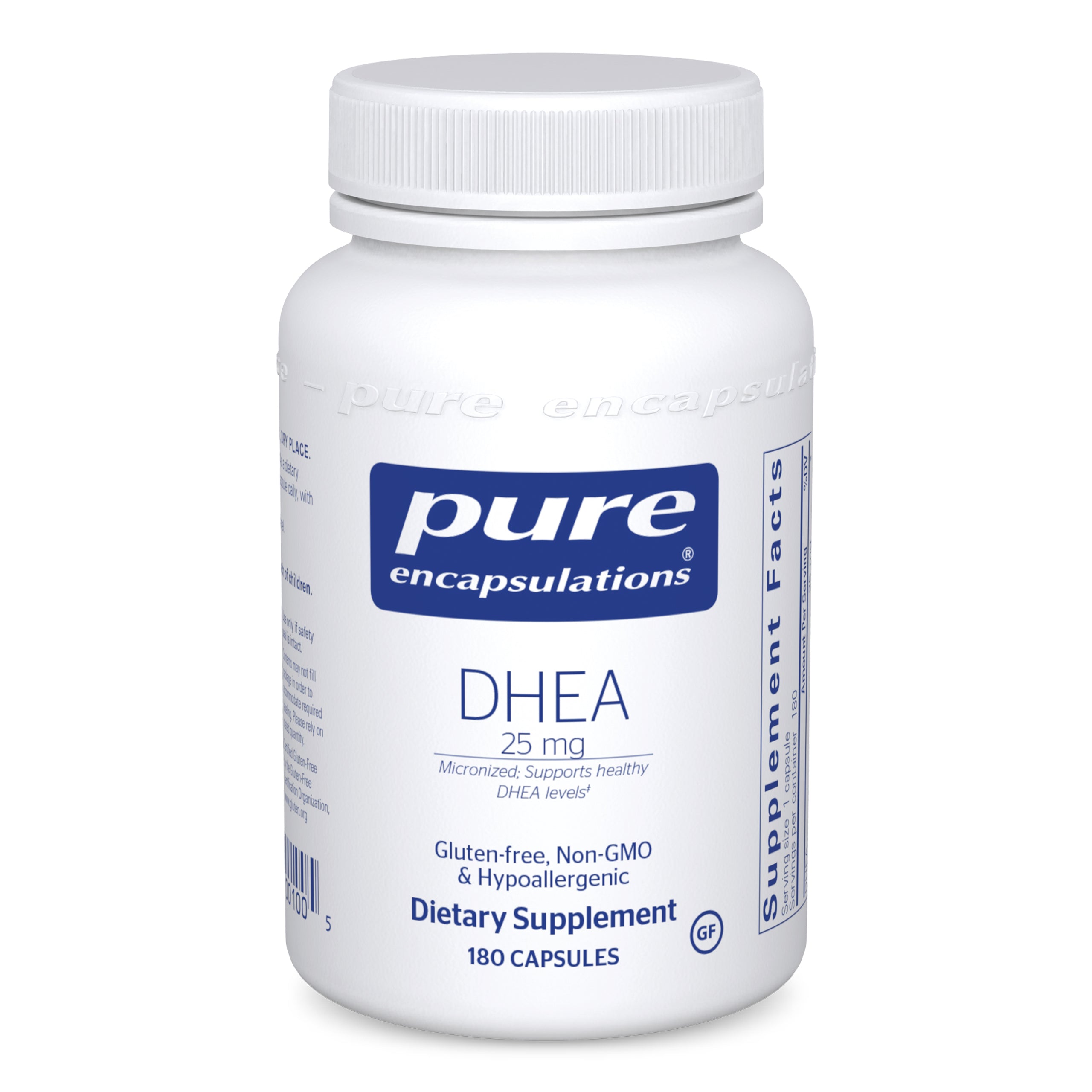 DHEA 25mg Supplement - 180 Capsules for Hormone Balance, Energy & Vitality | Supports Adrenal Health & Anti-Aging | Perfect for Men & Women Over 40