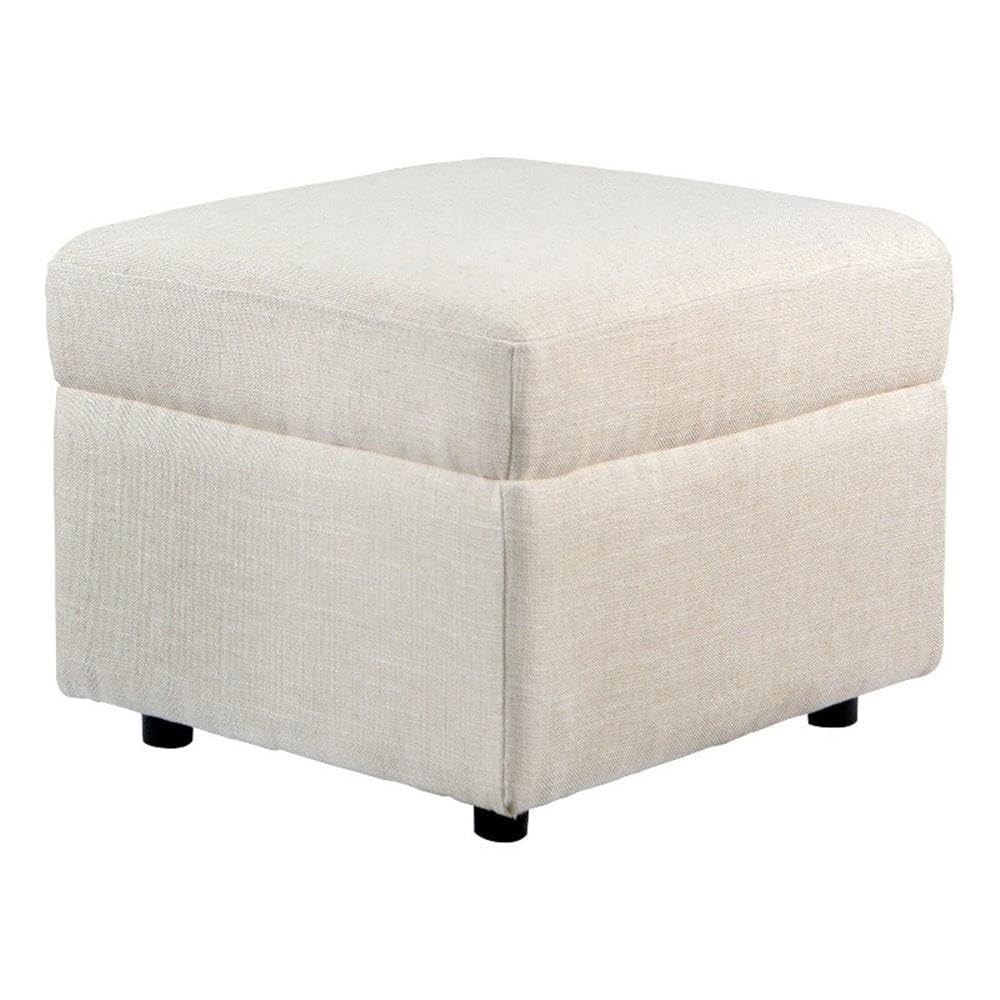 Second Story Home Ottoman in Canvas - Versatile Storage Ottoman for Living Room, Bedroom & Nursery | Durable & Stylish Home Decor