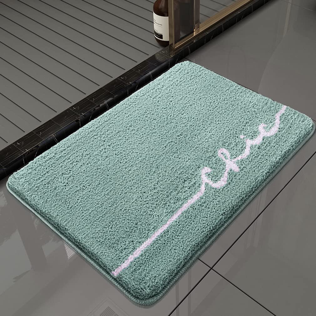 Non-Slip Soft Shaggy Bath Rug - Absorbent Machine Washable Bathroom Mat for Indoor/Outdoor Use, 16
