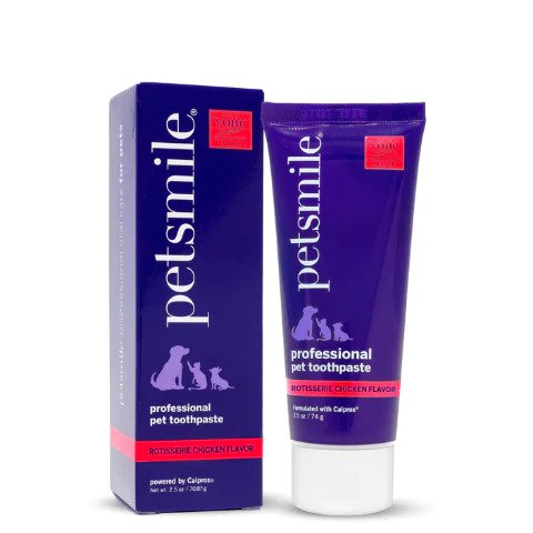Natural Rotisserie Chicken Flavor Pet Toothpaste for Dogs & Cats - Freshens Breath & Cleans Teeth - Perfect for Daily Oral Care at Home