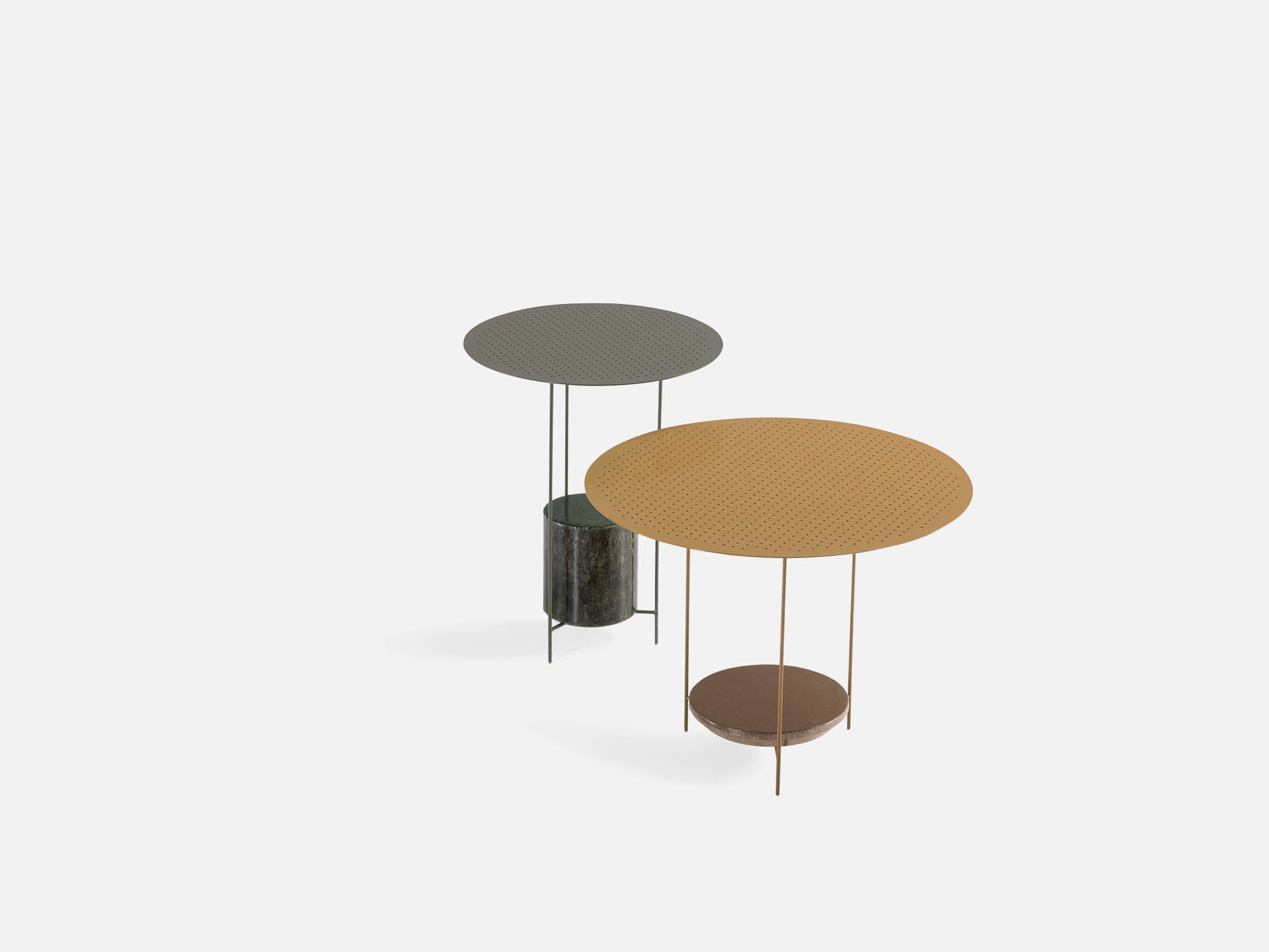 Premium Panna Cotta Outdoor Side Table - Weather-Resistant Patio End Table with Glass Top - Perfect for Poolside, Garden, and Balcony Decor
