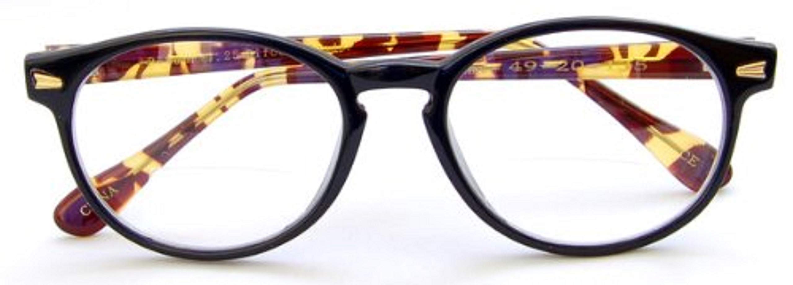 Classic Stylish Bifocal Round Reading Glasses for Men & Women - Perfect for Reading, Computer Work & Daily Use
