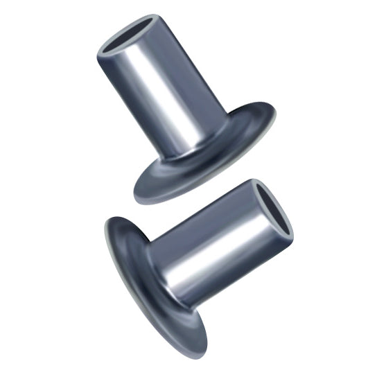 Fortpro Brass Semi Tubular Brake Lining Rivets - 10 Gauge, 1/2