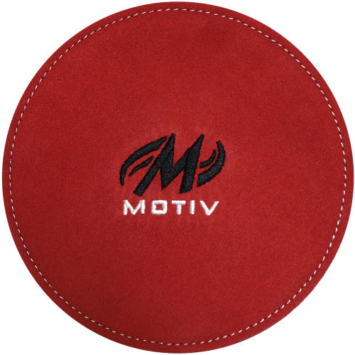 Motiv Disk Shammy Red - Premium Microfiber Bowling Towel for Enhanced Grip & Performance | Perfect for Bowling, Golf, Gym & Car Cleaning
