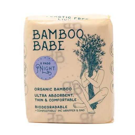 Organic Bamboo Night Pads for Women - Ultra Soft & Absorbent - Eco-Friendly & Hypoallergenic - Perfect for Comfortable Sleep & Postpartum Care
