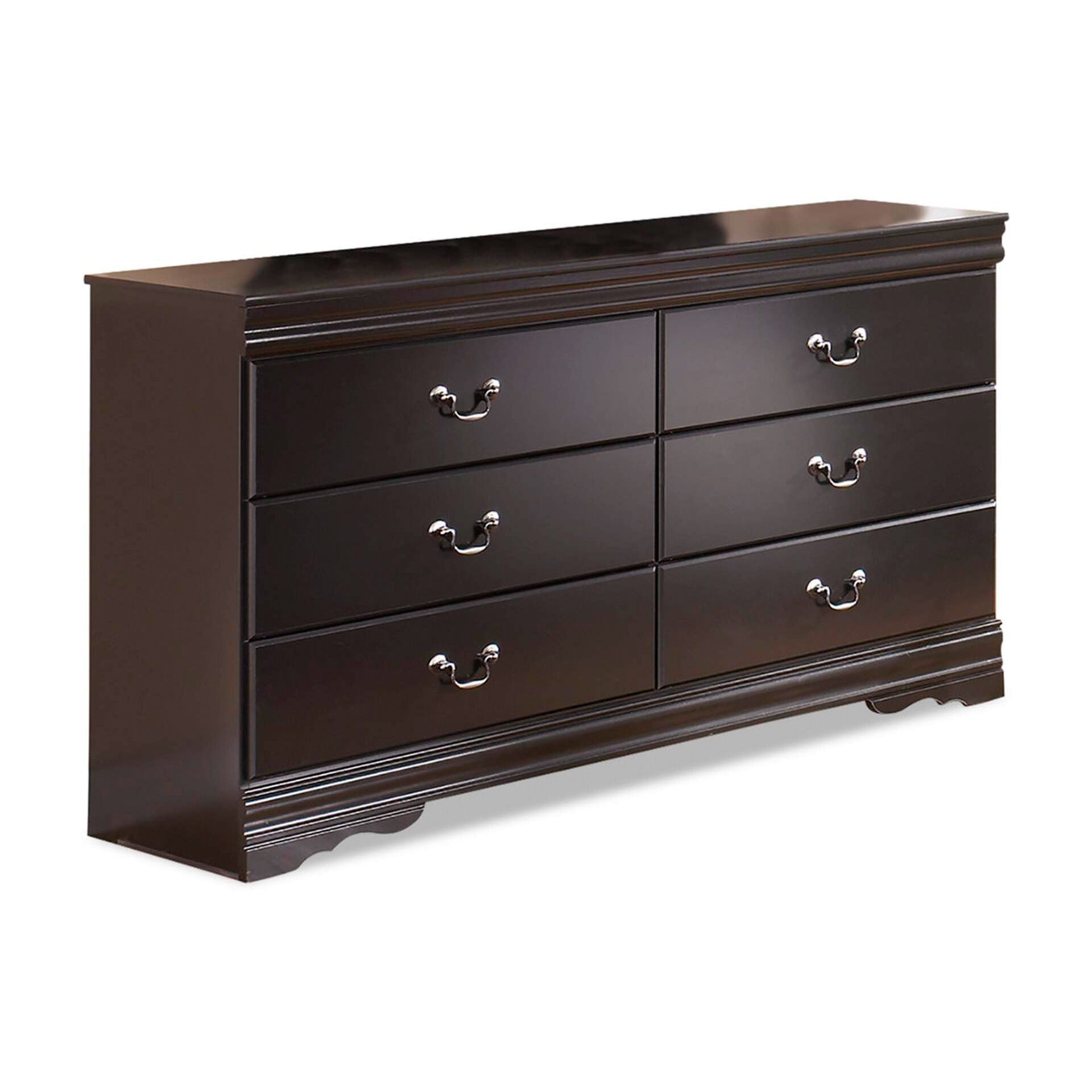 Stylish Huey Vineyard Dresser for Bedroom - Solid Wood Chest of Drawers with Ample Storage | Perfect for Home Organization & Decor