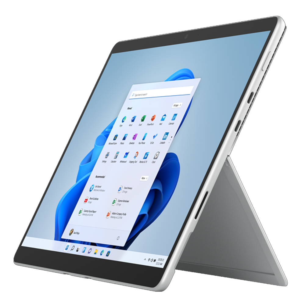 Microsoft Surface Pro 8 (13-inch Touchscreen, Intel Core i5-1135G7, 8GB RAM, 128GB SSD) - New 2022 Model | Ultra-Light 2-in-1 Laptop Tablet for Business, Students & Remote Work