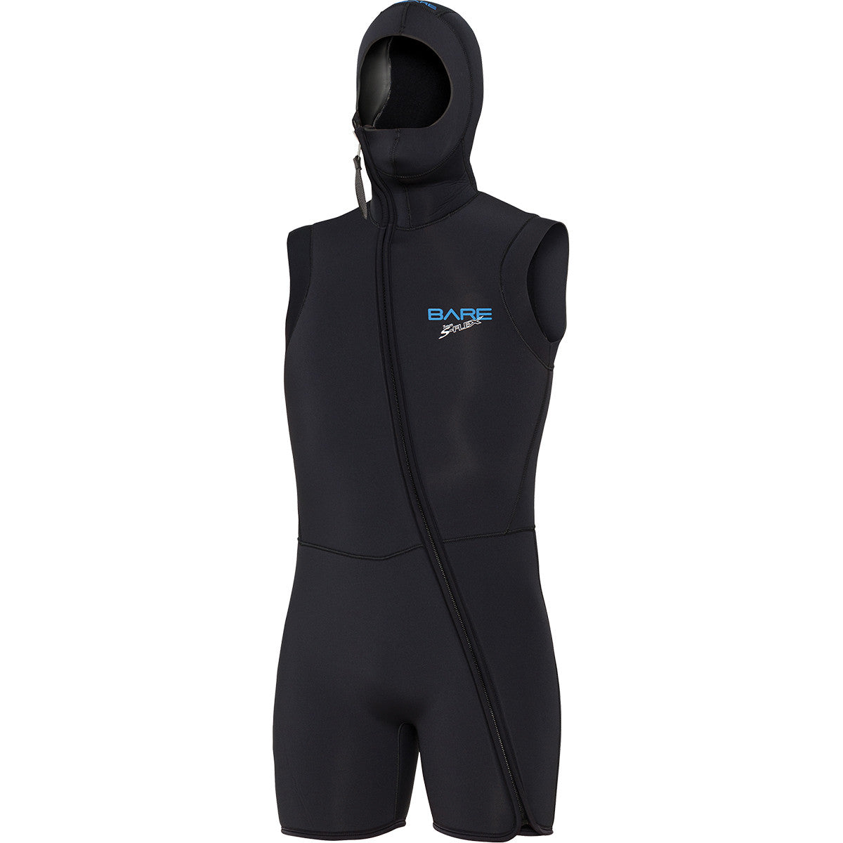7mm Neoprene Step-In Hooded Vest for Men - Warm & Comfortable Wetsuit Top for Surfing, Diving & Water Sports