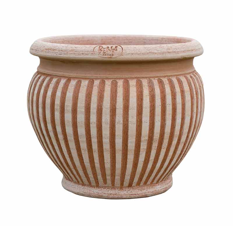 Bergs Potter Outdoor Planter - Natural 30 cm for Garden, Patio, and Balcony Decor