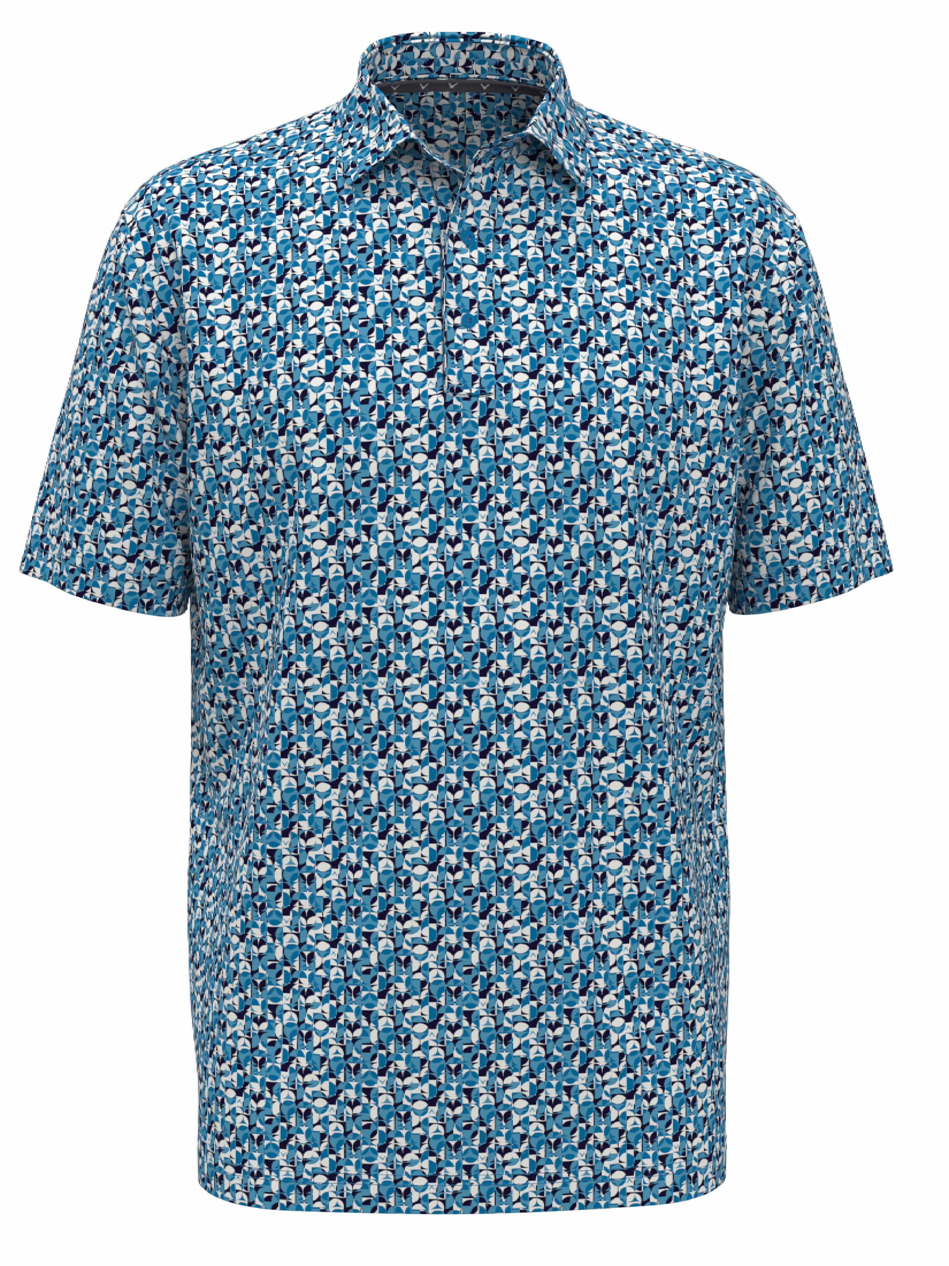 Men's Golf Polo Shirt - Moisture Wicking, UV Protection & Breathable Performance Shirt for Golfing, Casual Wear & Outdoor Activities