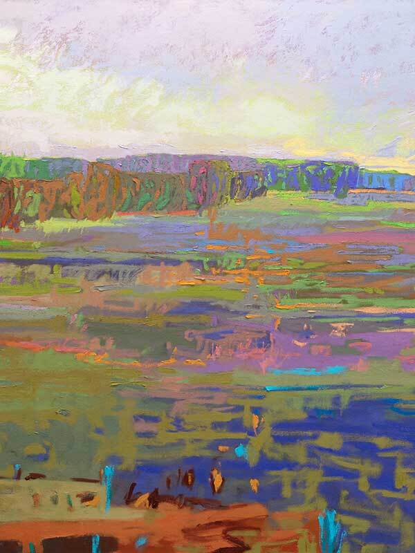 Vibrant Colour Field Canvas Art Print - Abstract Wall Decor for Living Room, Bedroom & Office - Modern Home & Office Decor
