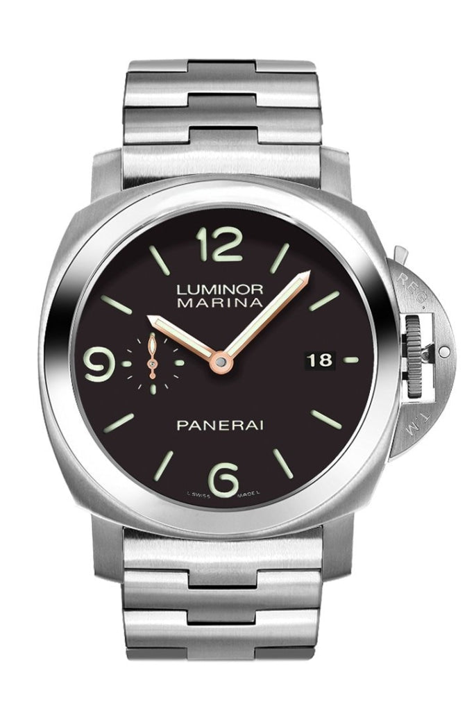 Panerai Luminor Marina Automatic 42mm Black Men's Luxury Watch PAM00352 - Perfect for Business, Formal Events & Luxury Watch Collectors