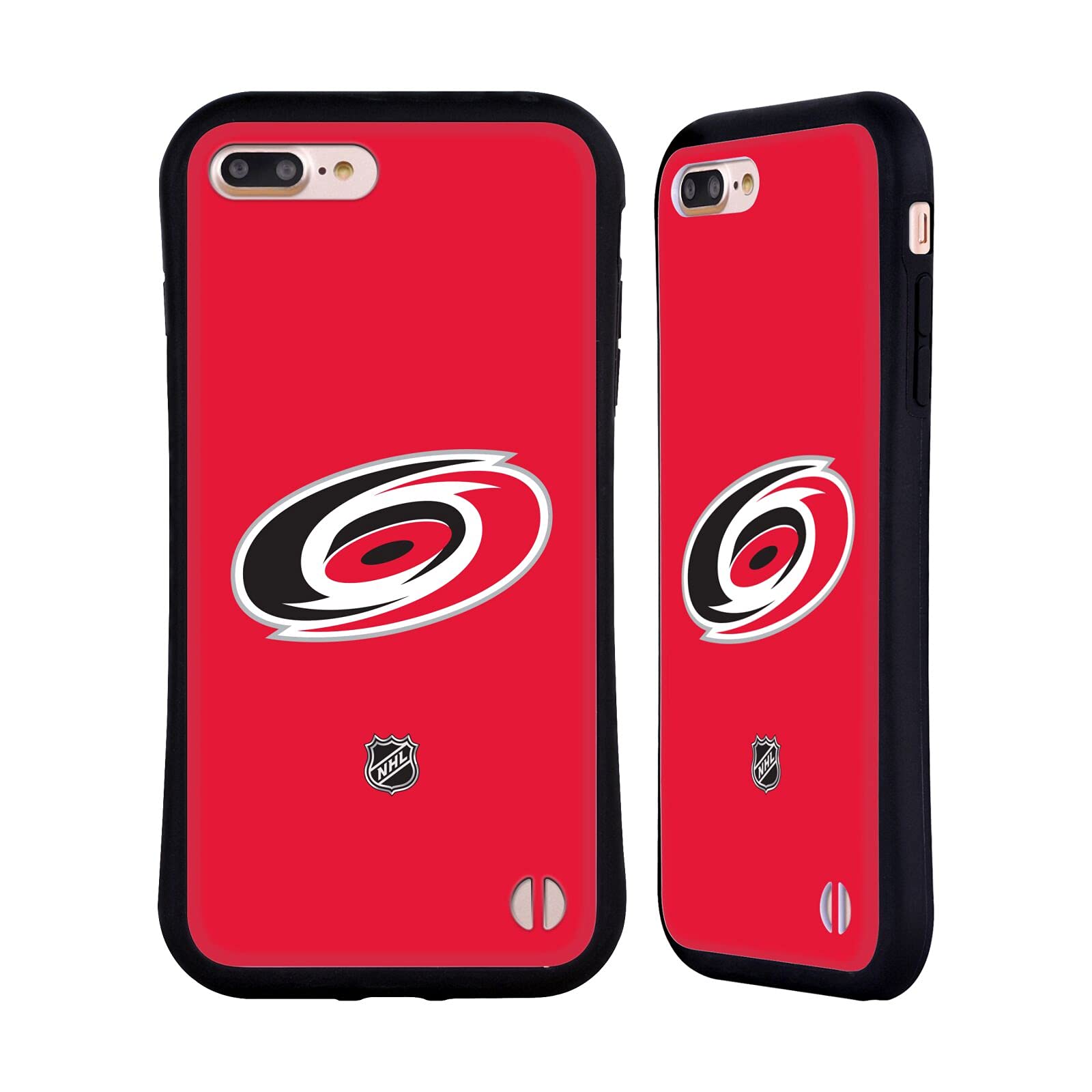 Officially Licensed NHL Carolina Hurricanes Hybrid Phone Case Compatible with iPhone 7 Plus & iPhone 8 Plus - Durable Protection for Hockey Fans at Games & Daily Use