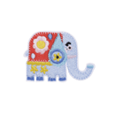 Ellie Embroidered Iron-On Patches - Custom Icons for DIY Clothing, Bags & Accessories | Perfect for Denim Jackets, Backpacks & Jeans Customization