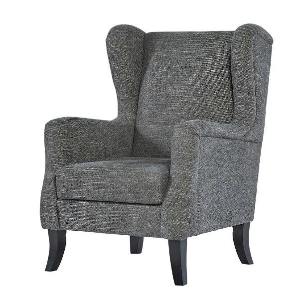 Rose Quartz Castle Rock Wingback Chair 11400WBC - Elegant Accent Chair for Living Room, Bedroom, or Office Decor