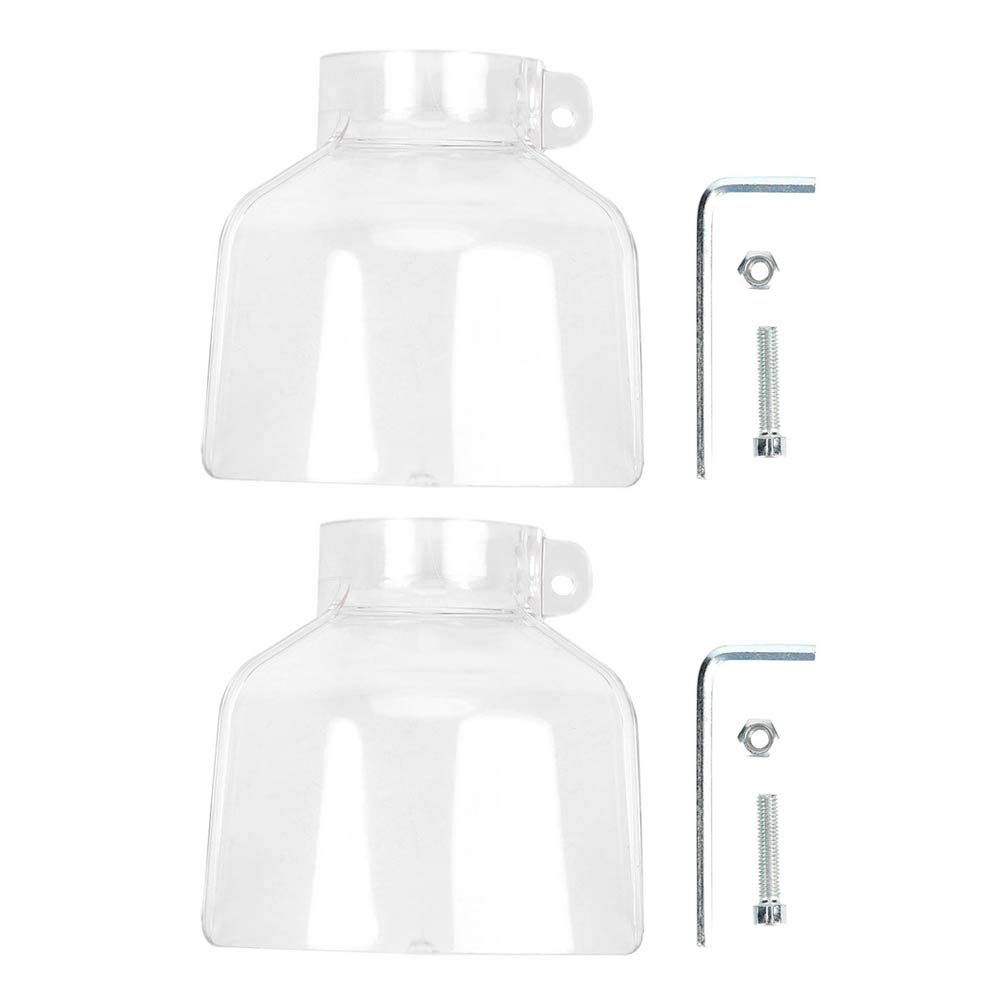 Electric Grinder Protective Cover - Clear Transparent Impact-Resistant Chuck Guard for Grinding & Cutting - Perfect for Workshop, DIY Projects & Metalworking Safety