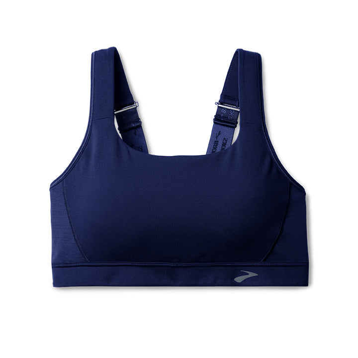 Women's Convertible 2.0 Sports Bra - Adjustable & Breathable Workout Top for Running, Yoga & Gym (450 Midnight) - Perfect for High-Intensity Training & Active Lifestyles