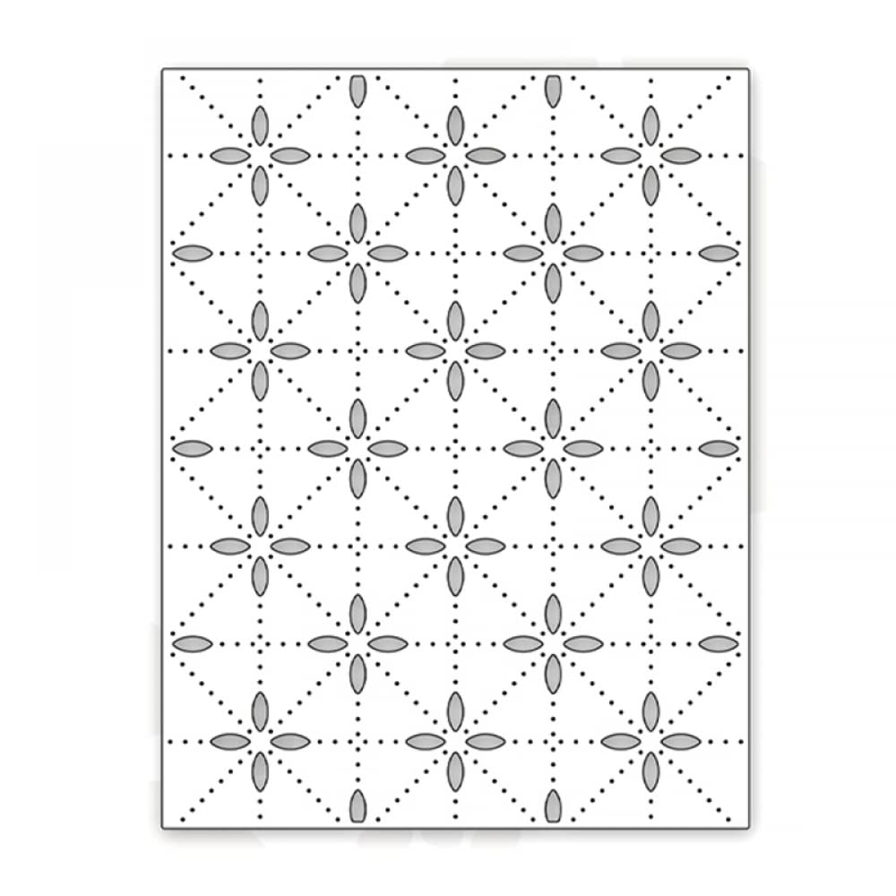 Floral Rectangular Frame Metal Cutting Dies for DIY Card Making, Scrapbooking, Paper Crafts - Perfect for Handmade Greeting Cards, Photo Albums, and Home Decor Projects