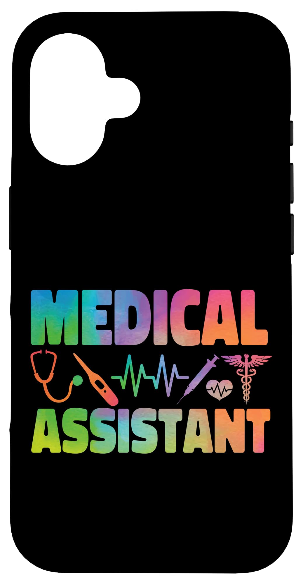Certified Medical Assistant (CMA) Watercolor iPhone 16 Case - Durable Protective Cover for Healthcare Professionals, Nurses & Students - Perfect for Hospitals, Clinics & Medical School