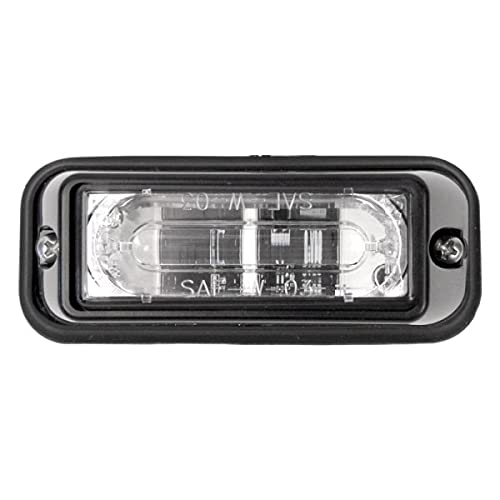 LIN3 Warning Light (White) - High Visibility Emergency Beacon for Vehicles, Construction Sites & Safety Use