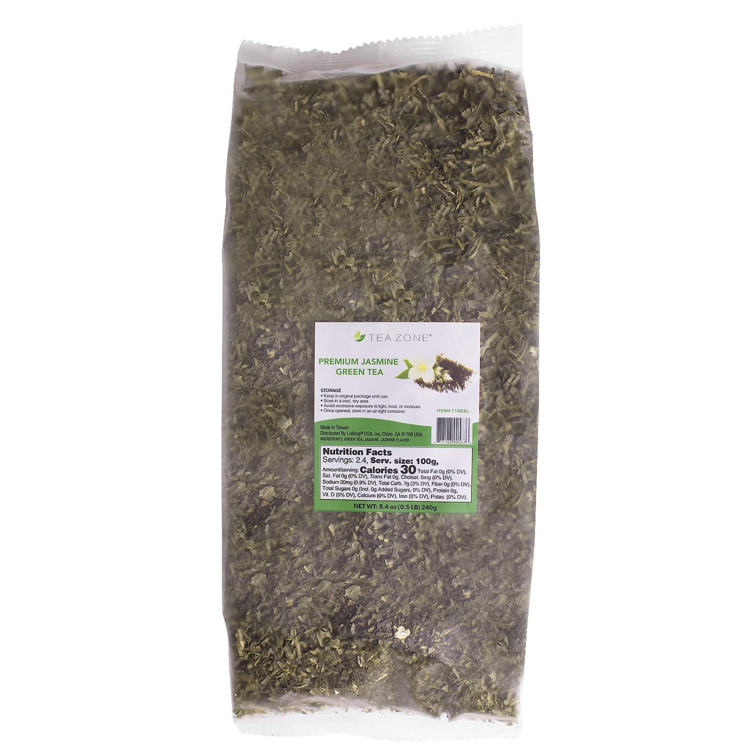 Premium Jasmine Green Tea Leaves - Loose Leaf Tea for Relaxation & Wellness - Perfect for Afternoon Tea, Meditation & Gifting (Case Pack)